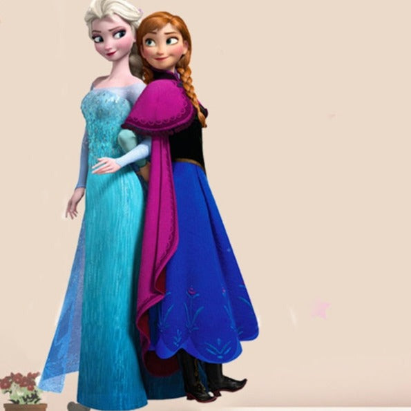 Naklejka ścienna - Elsa i Anna