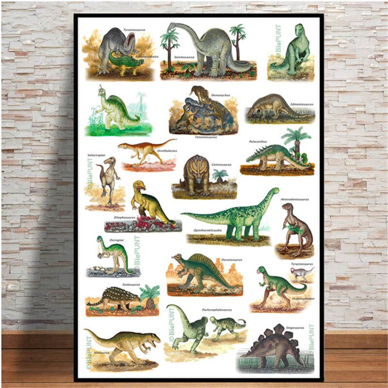 Dekoracyjne obrazki - Dinozaury