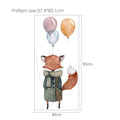 Naklejka ścienna - Zwierzaki z balonami