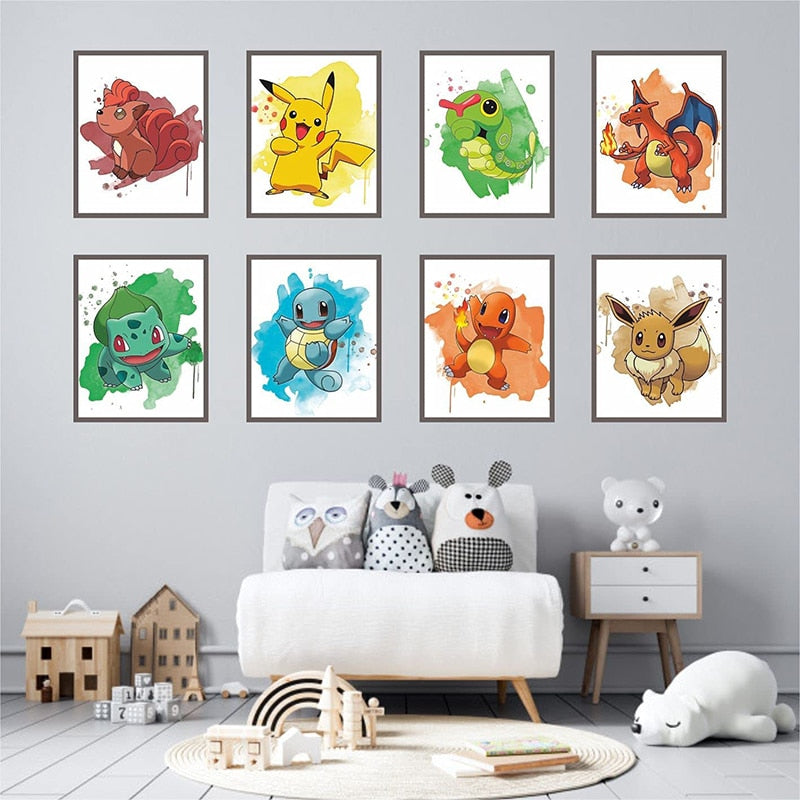 Dekoracyjne plakaty -Pokemon