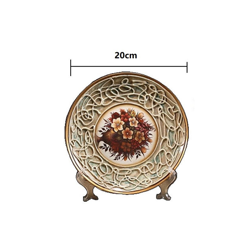 Ceramiczny talerz dekoracyjny