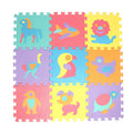 Kolorowe puzzle piankowe