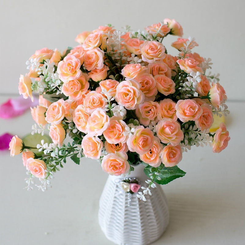 Sztuczne kwiaty do aranżacji -Mini róże