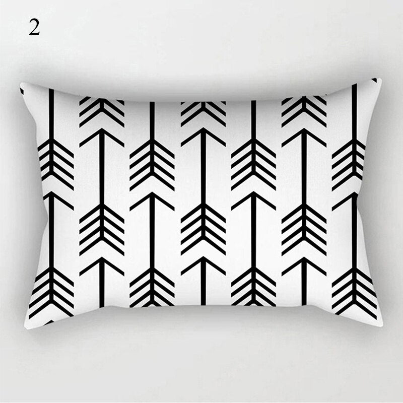 Dekoracyjne pokrowce na poduszki - Black and White