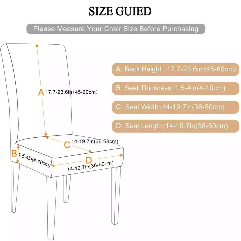Świąteczny elastyczny pokrowiec na krzesło