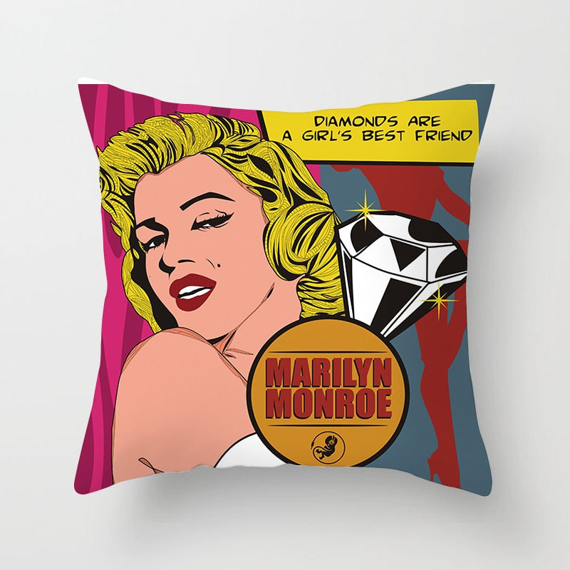 Dekoracyjne pokrowce na poduszki - Marilyn Monroe