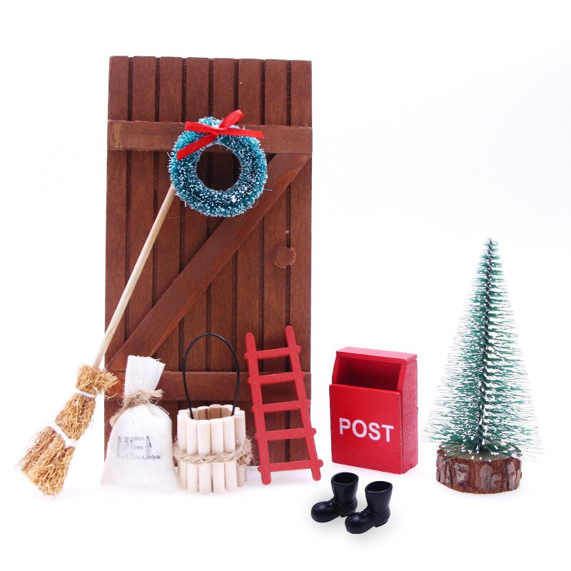 Mini świąteczna dekoracja -Dom elfa