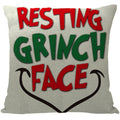 Dekoracyjne pokrowce na poduszki- Grinch