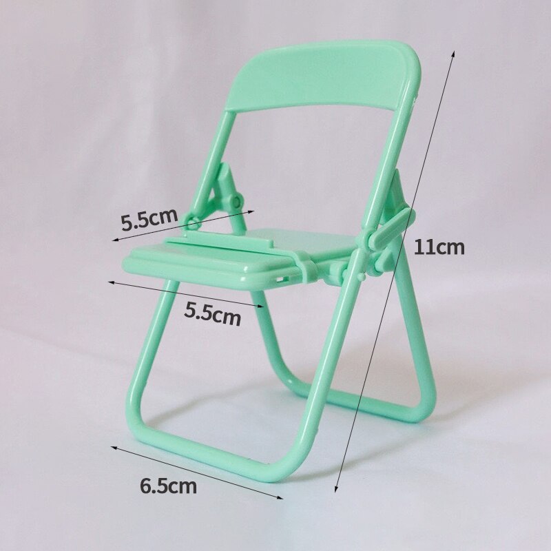 Uchwyt na komórkę w kształcie krzesła składanego