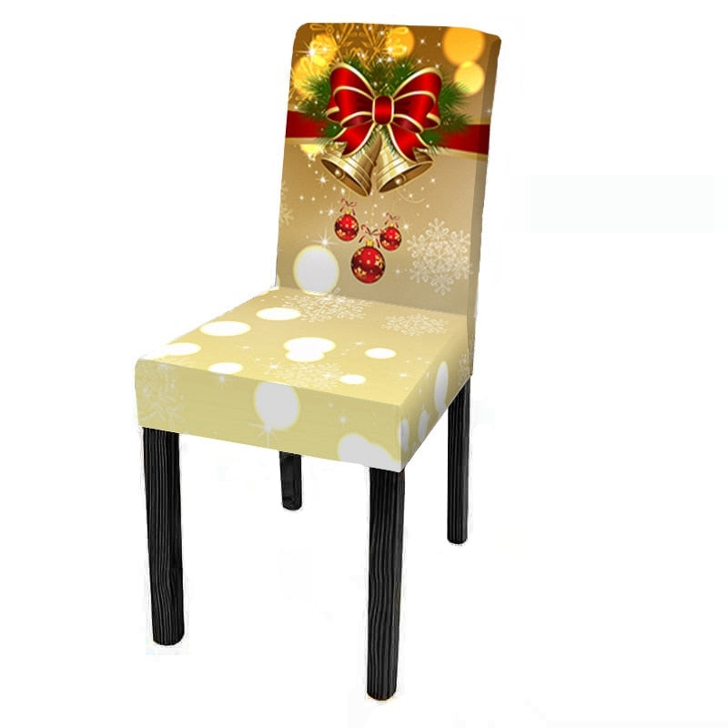 Świąteczny pokrowiec na krzesło