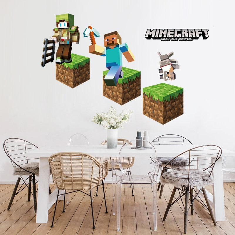 Naklejka ścienna - Minecraft