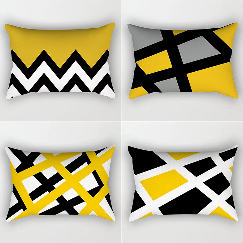 Dekoracyjne pokrowce na poduszki -Yellow