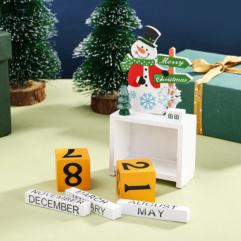 Świąteczny kreatywny kalendarz biurkowy