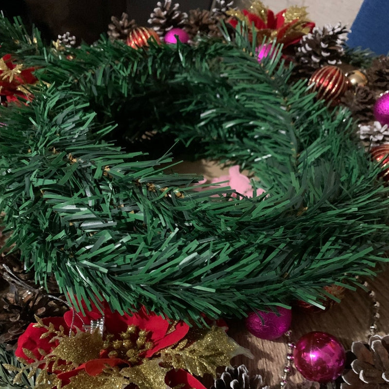 Dekoracyjna girlanda świąteczna -Gałązki sosnowe