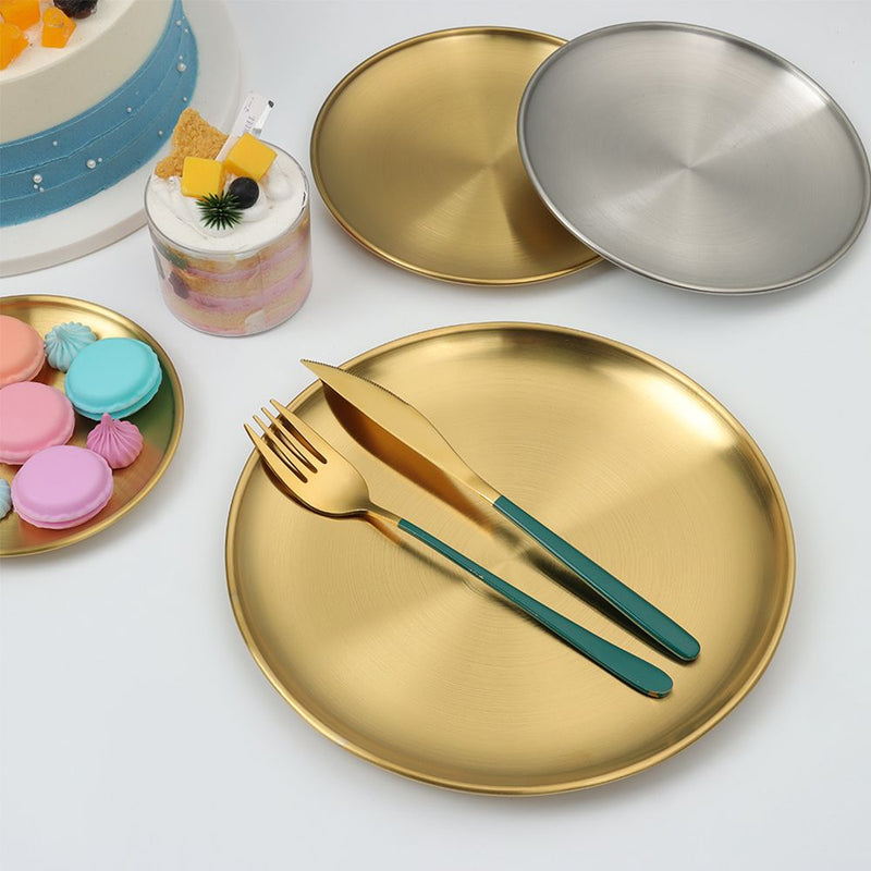 Złoty talerz obiadowy