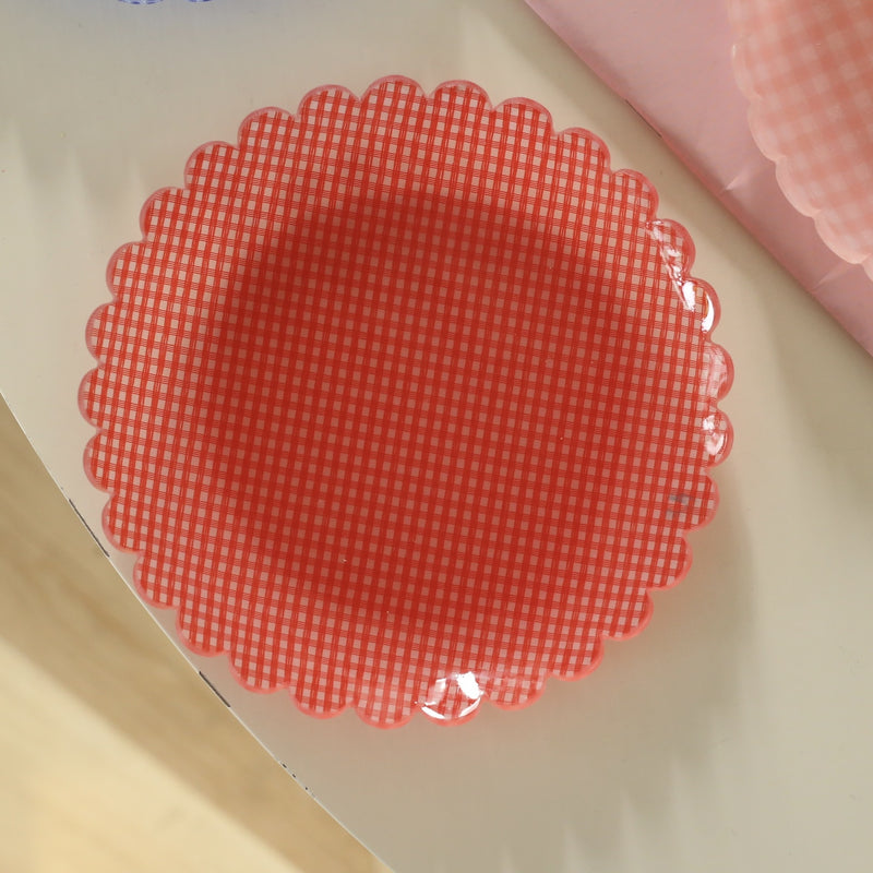 Lekkie plastikowe talerze jednorazowe