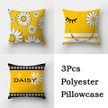 Dekoracyjne pokrowce na poduszki -Yellow Daisy