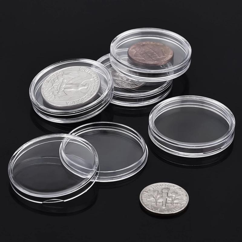 Plastikowe pudełko na monety