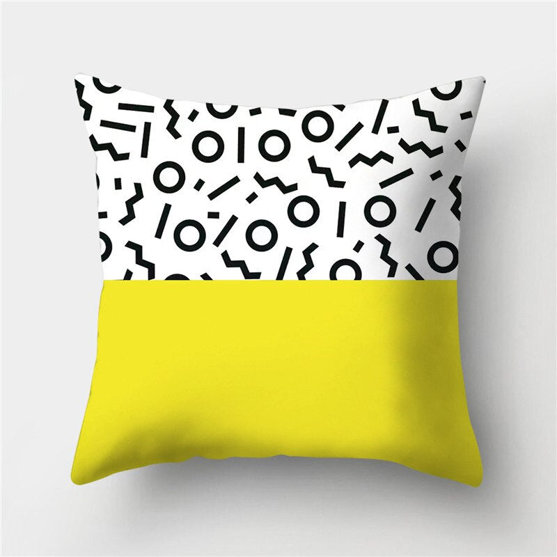 Dekoracyjne pokrowce na poduszki - Yellow