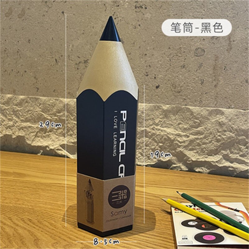 Kreatywny duży piórnik w kształcie ołówka