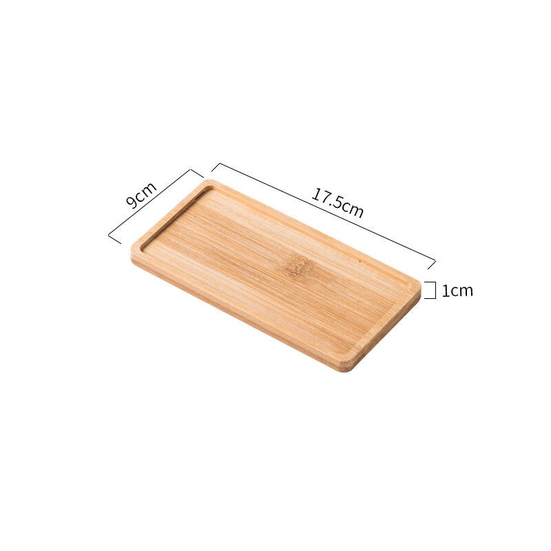 Drewnianna taca do dozownika na mydło