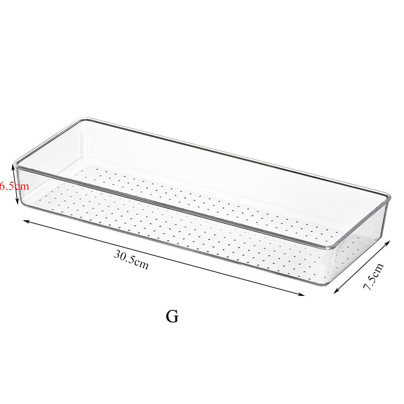Przeźroczysty organizator do szuflady