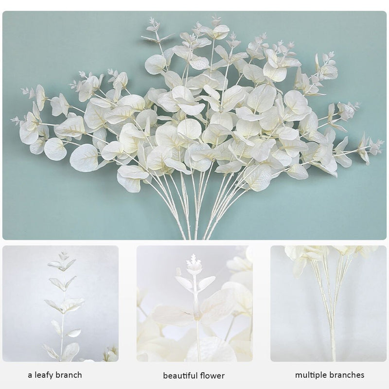 Sztuczna roślina - Biały eukalipt